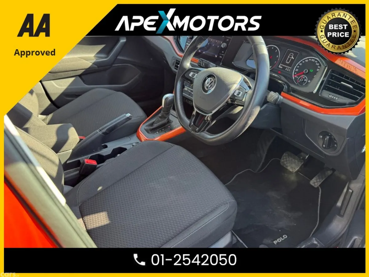 Volkswagen Polo Hatchback, Petrol, 2019, Orange