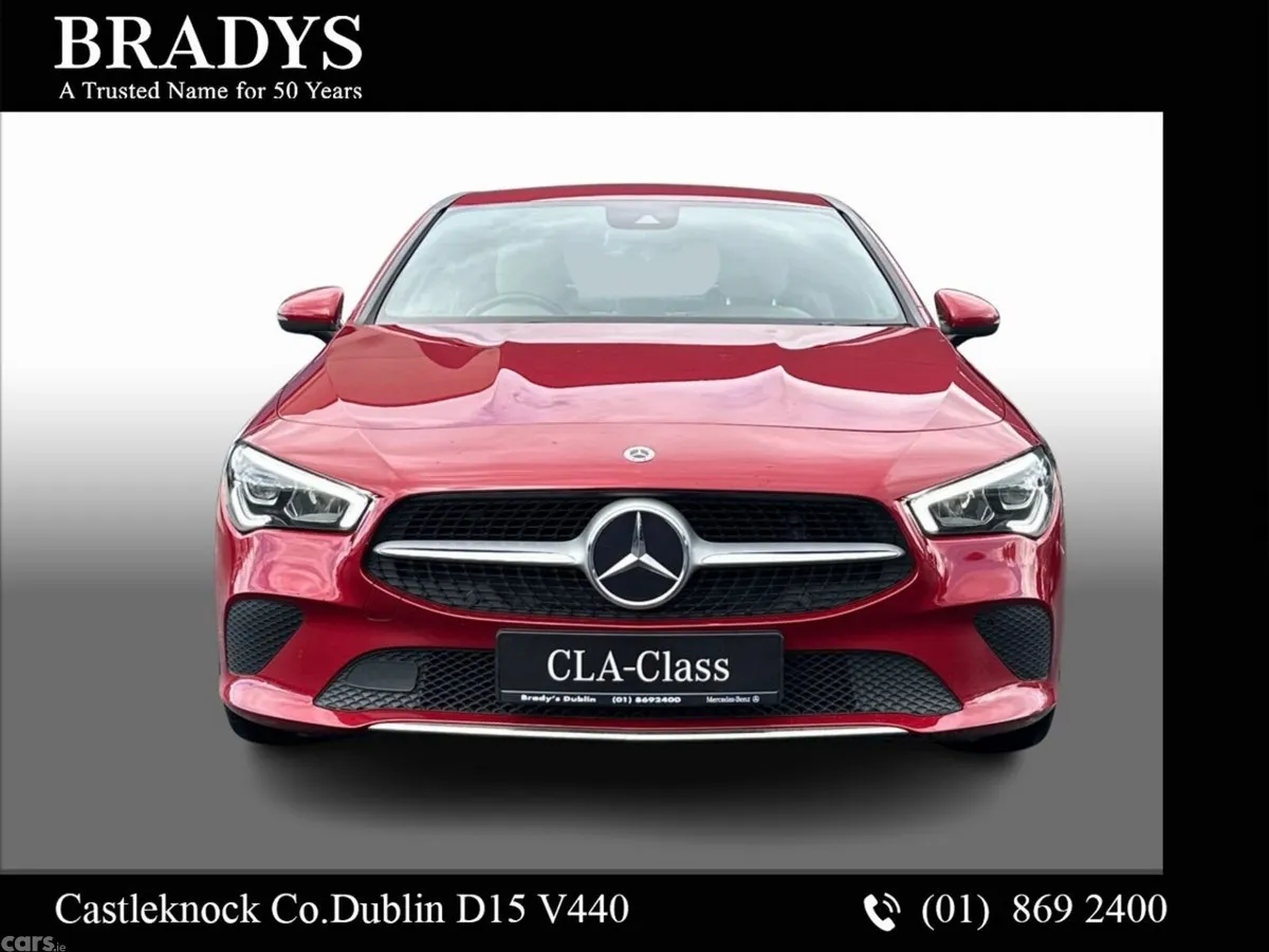 Mercedes-Benz CLA Coupe, Petrol, 2021, Red