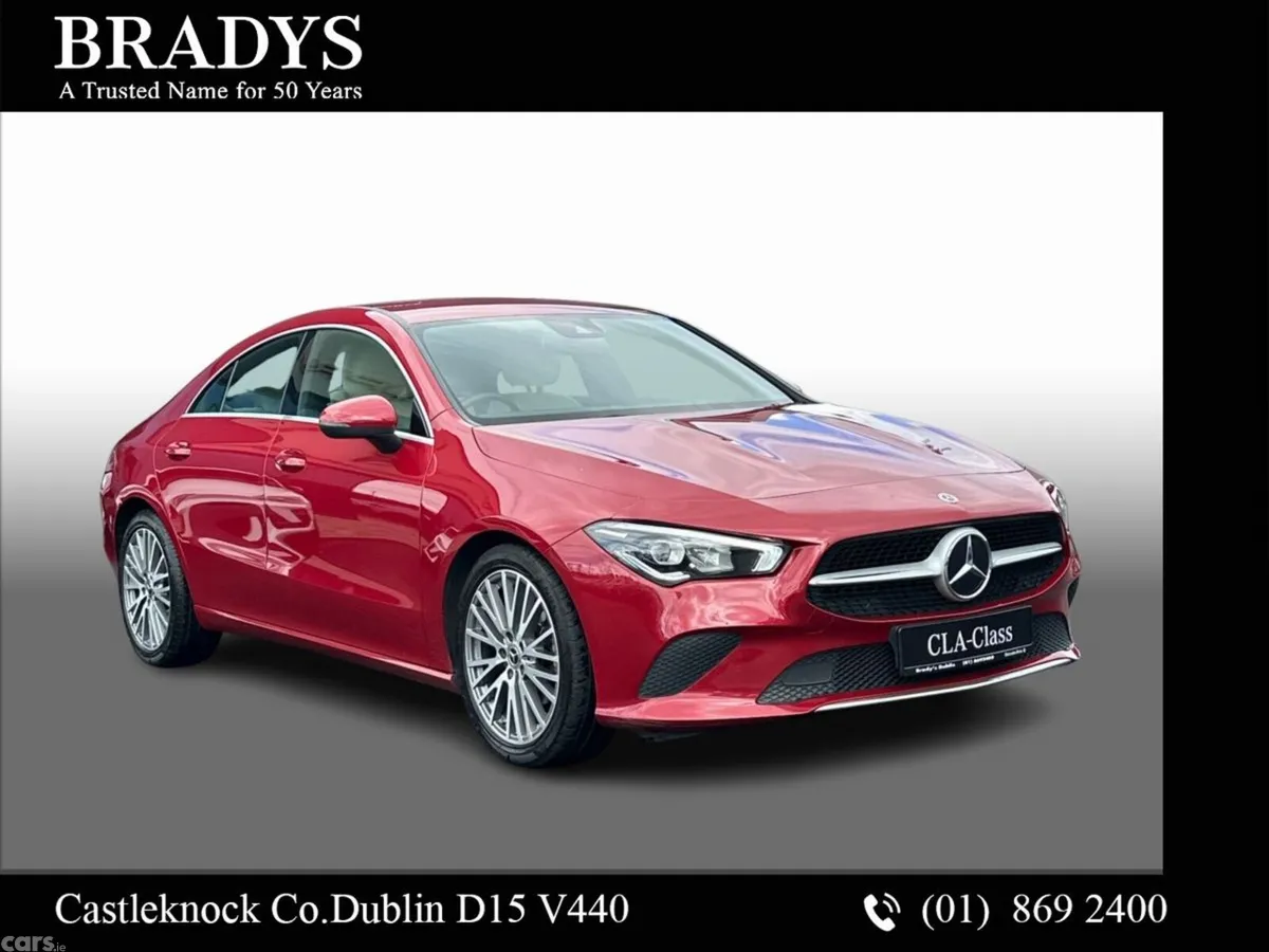 Mercedes-Benz CLA Coupe, Petrol, 2021, Red
