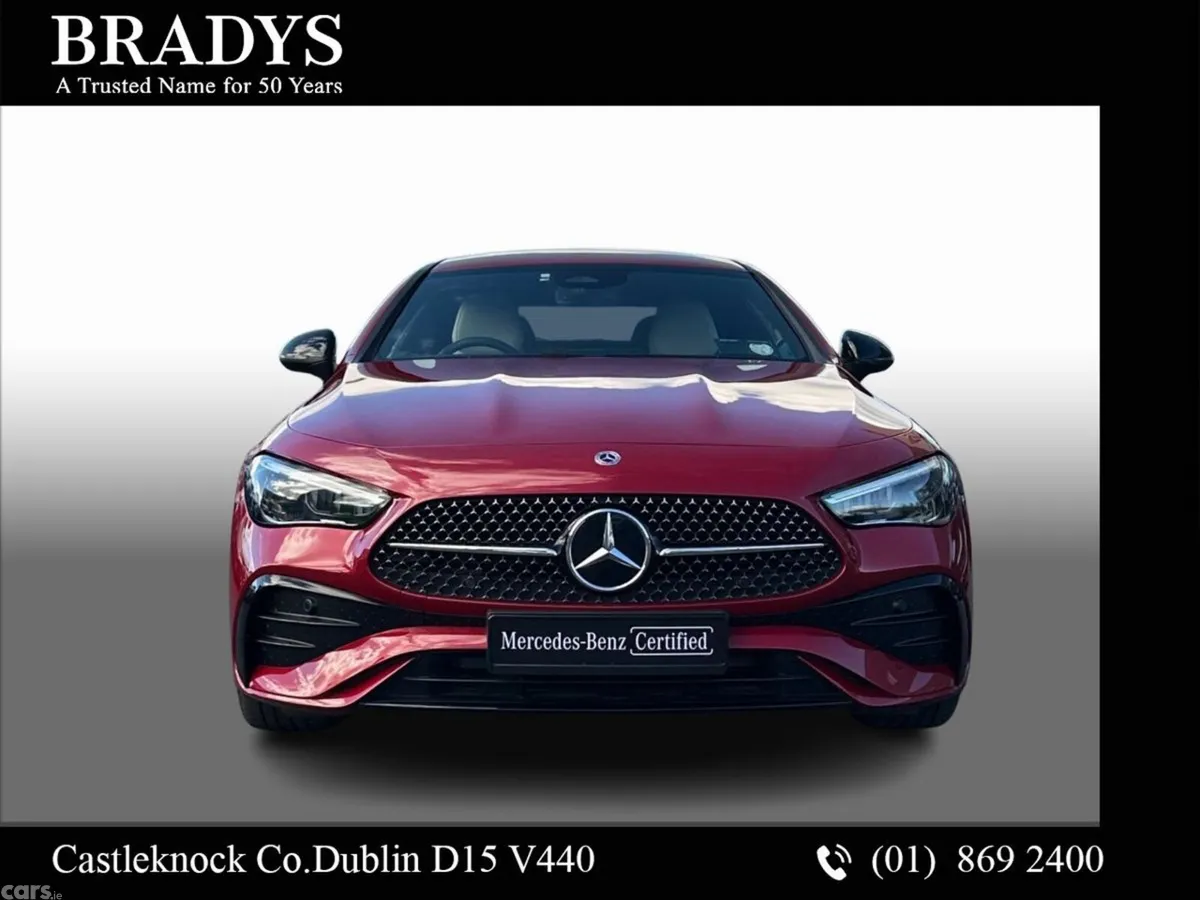 Mercedes-Benz CLE Coupe, Diesel, 2025, Red