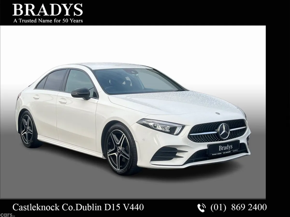 Mercedes-Benz A-Class Saloon, Petrol, 2019, White