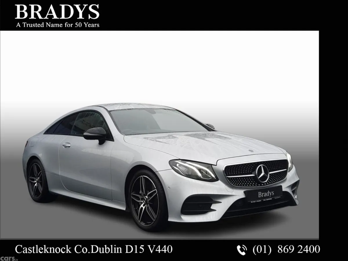Mercedes-Benz E-Class Coupe, Diesel, 2019, Silver