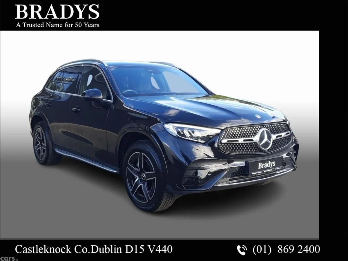 Mercedes-Benz GLC SUV, Petrol Plug-in Hybrid, 2024, Black