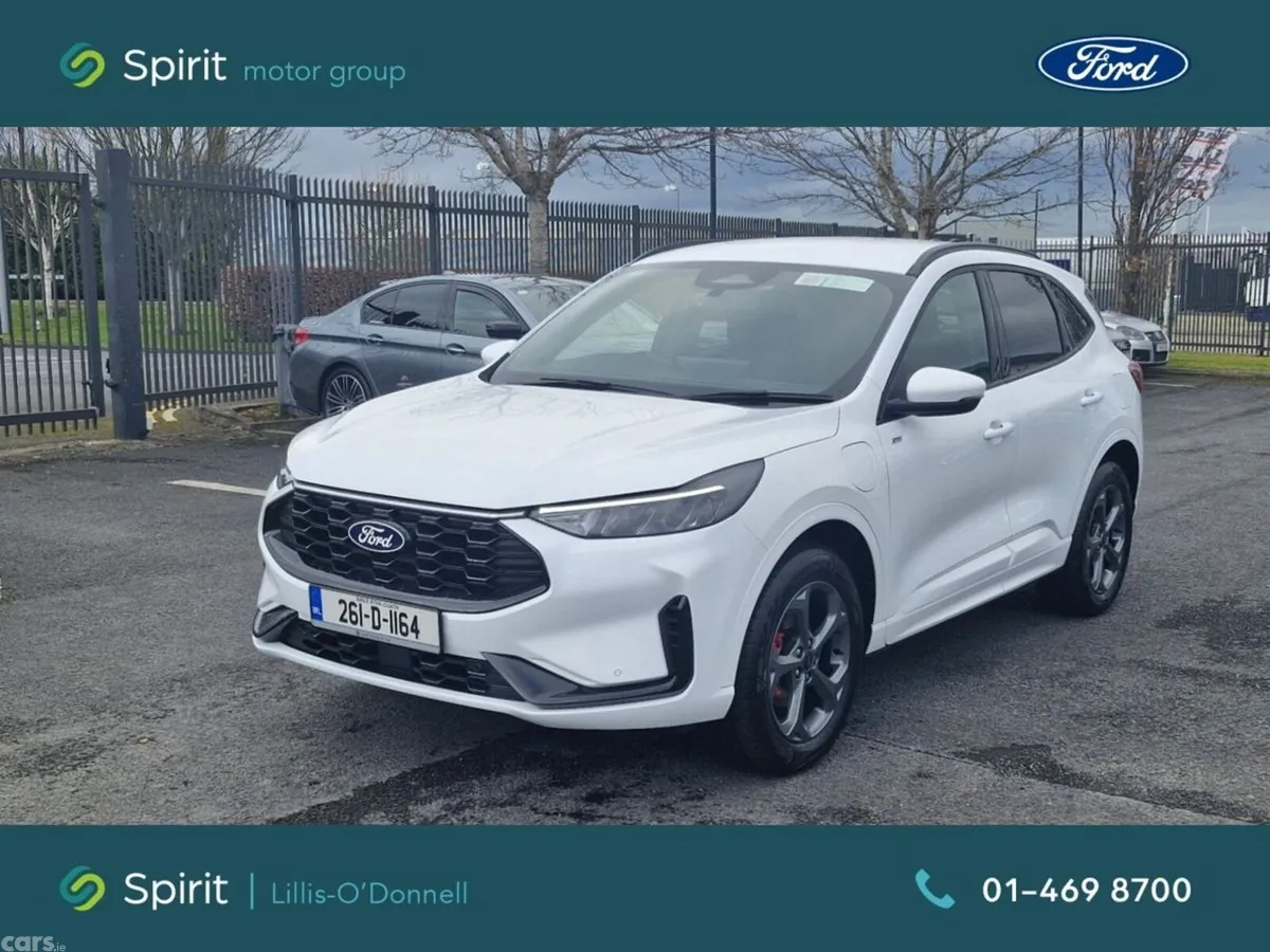 Ford Kuga SUV, Petrol Plug-in Hybrid, 2026, White