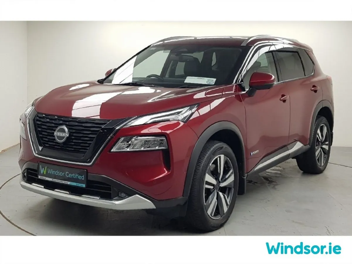 Nissan X-Trail SUV, Petrol Hybrid, 2023, Red