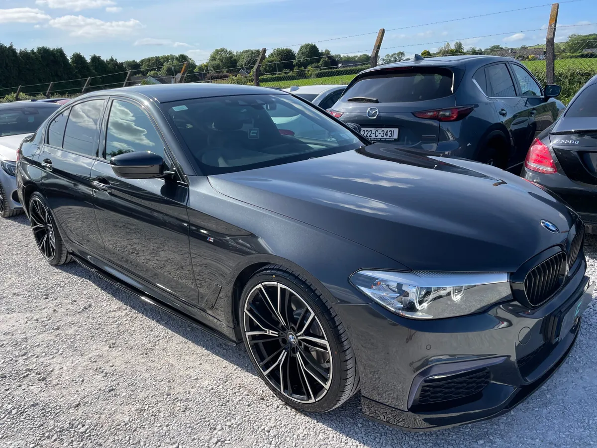 BMW 5-Series Saloon, Petrol, 2018, Grey