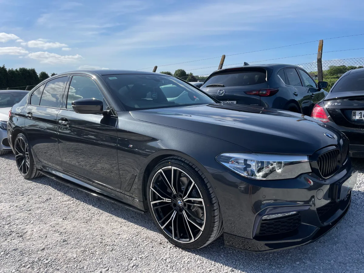 BMW 5-Series Saloon, Petrol, 2018, Grey