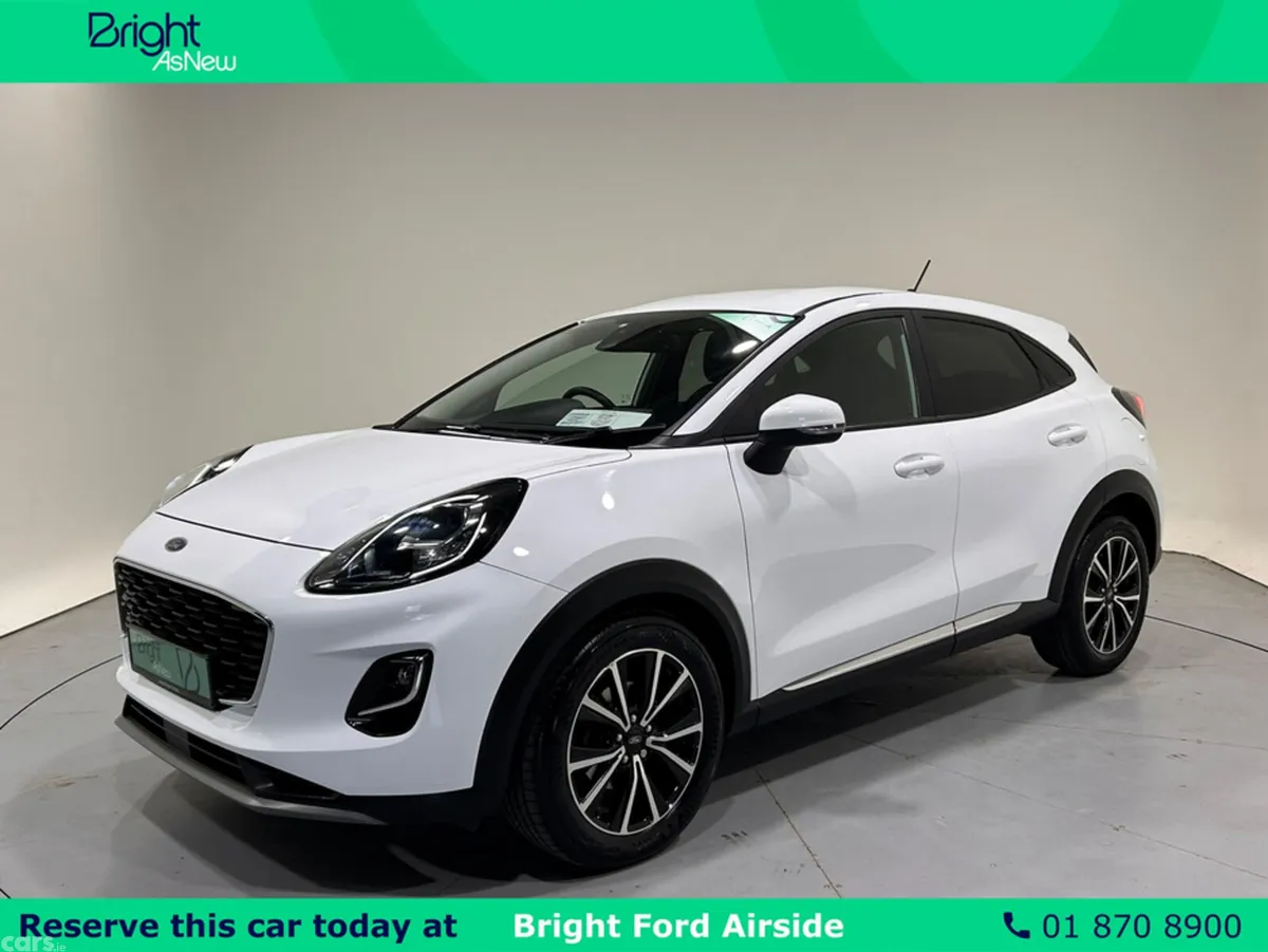 Ford Puma MPV, Petrol Hybrid, 2021, White