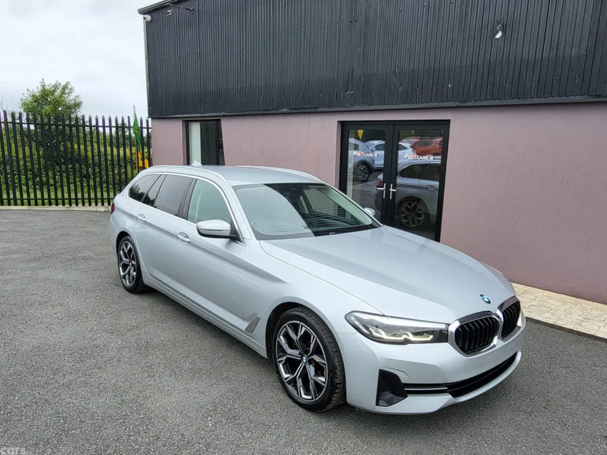 BMW 5-Series Estate, Diesel Hybrid, 2020, Silver