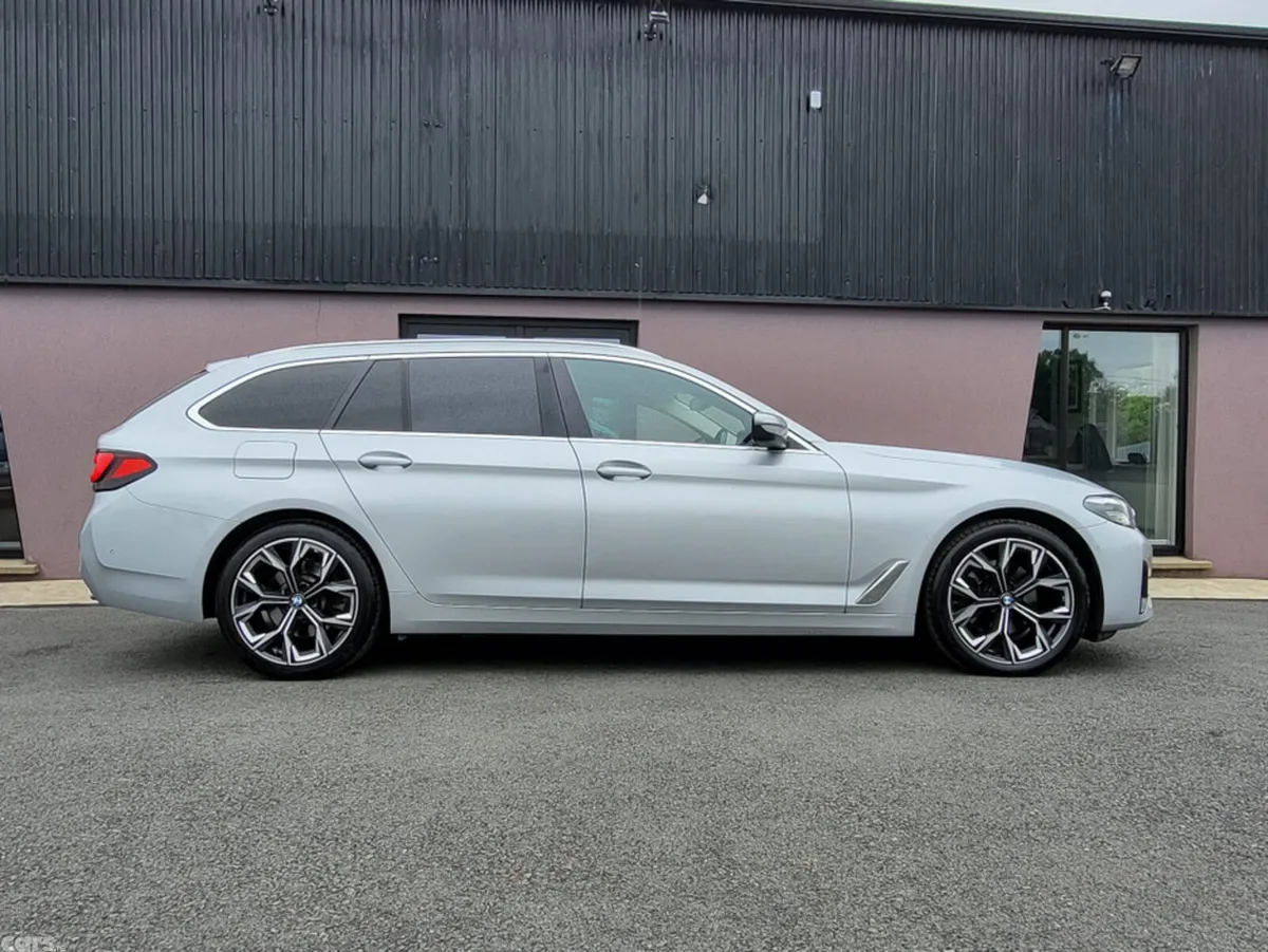 BMW 5-Series Estate, Diesel Hybrid, 2020, Silver