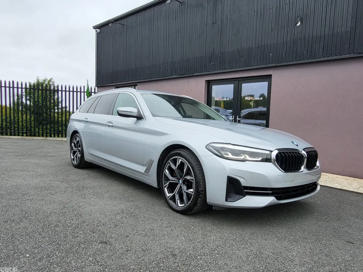 BMW 5-Series Estate, Diesel Hybrid, 2020, Silver
