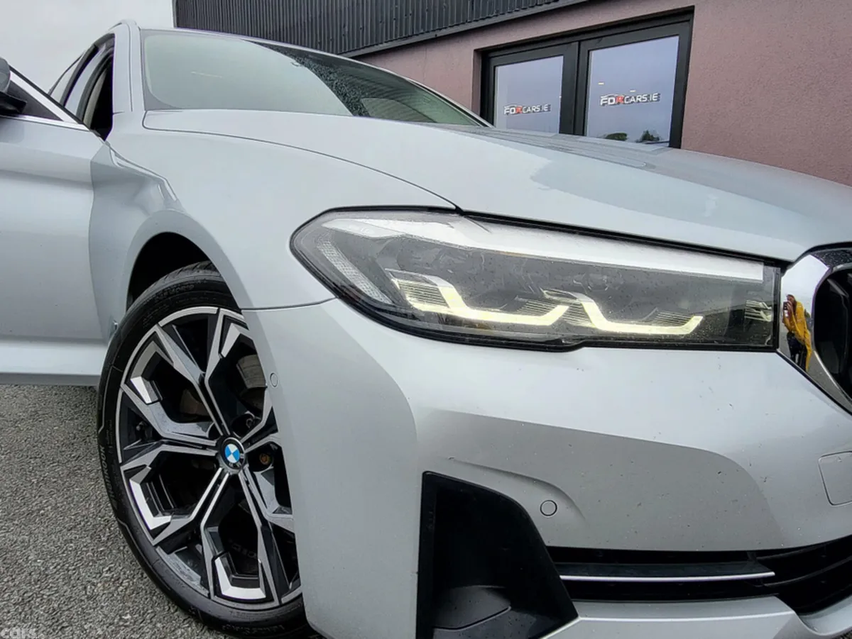 BMW 5-Series Estate, Diesel Hybrid, 2020, Silver