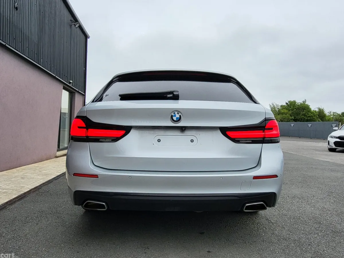 BMW 5-Series Estate, Diesel Hybrid, 2020, Silver