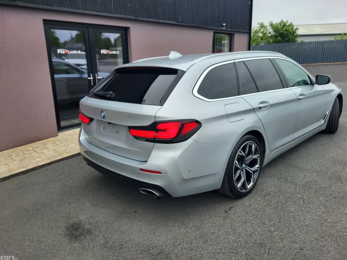 BMW 5-Series Estate, Diesel Hybrid, 2020, Silver