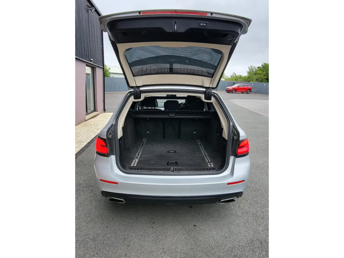 BMW 5-Series Estate, Diesel Hybrid, 2020, Silver