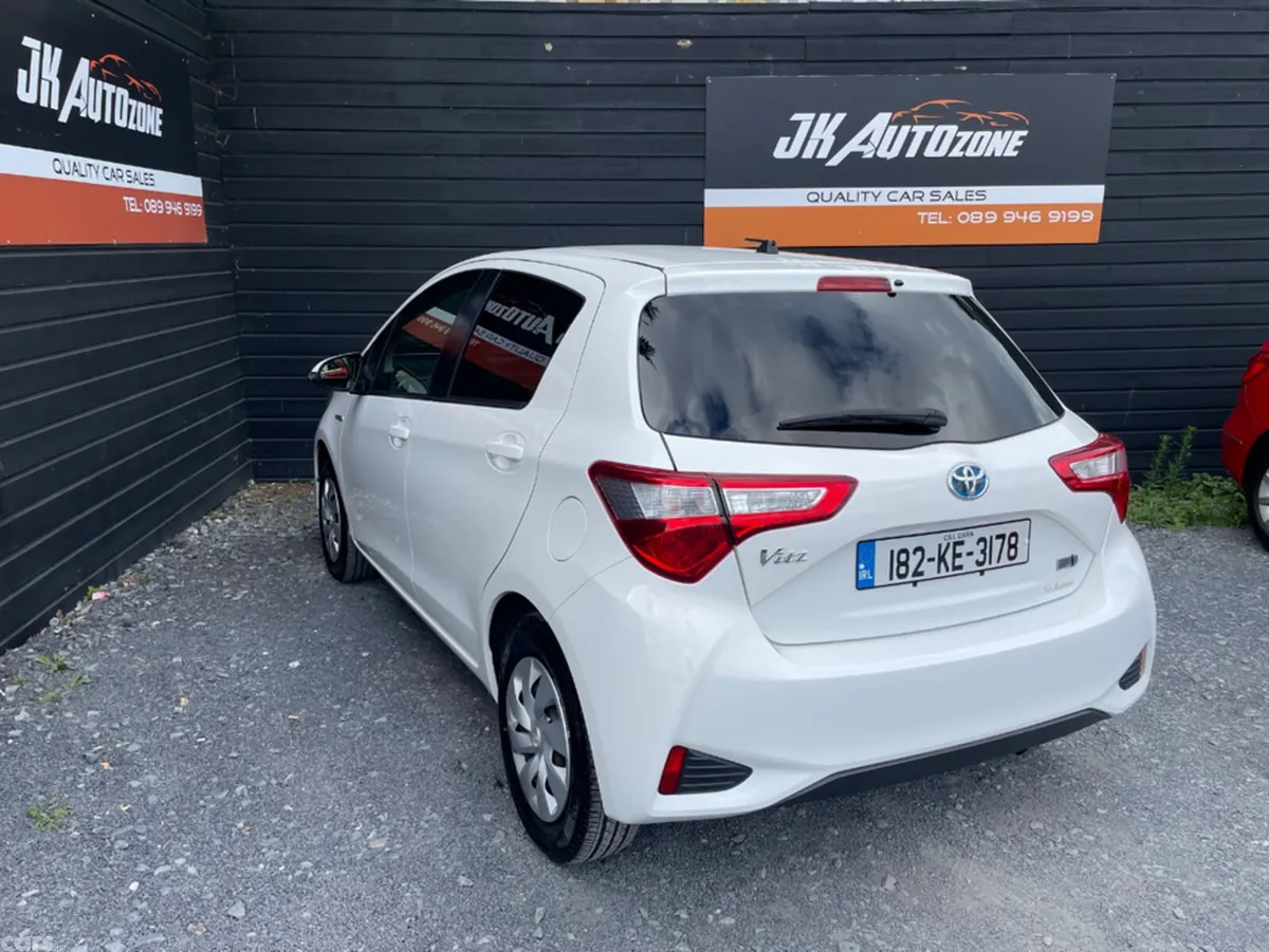 Toyota Vitz Hatchback, Petrol Hybrid, 2018, White