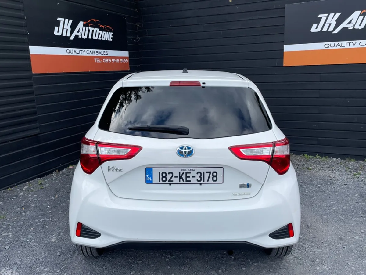 Toyota Vitz Hatchback, Petrol Hybrid, 2018, White