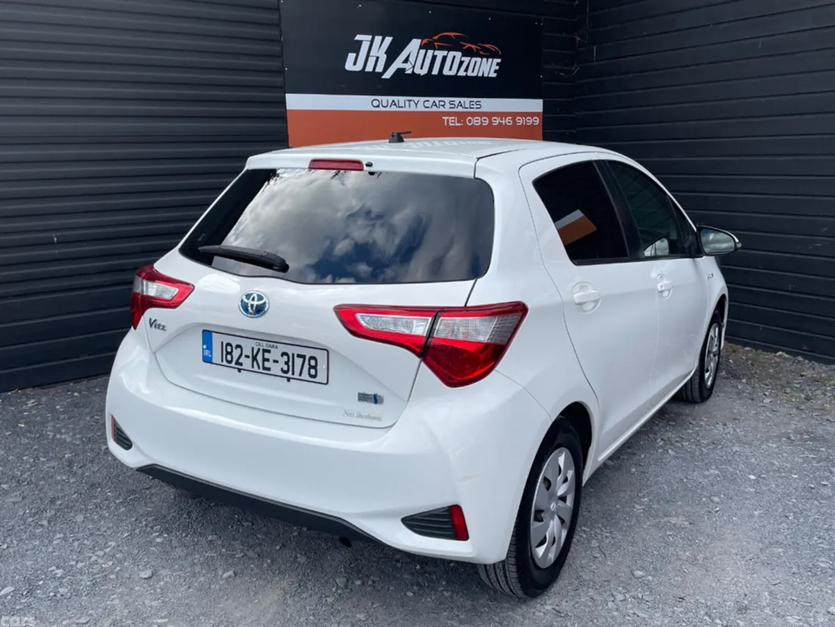 Toyota Vitz Hatchback, Petrol Hybrid, 2018, White