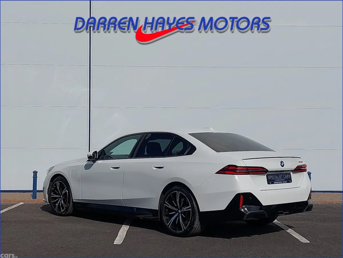BMW 5-Series Saloon, Petrol Plug-in Hybrid, 2025, White