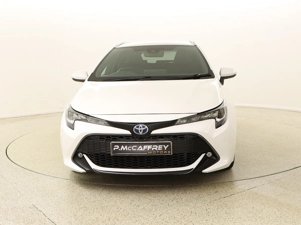 Toyota Corolla Estate, Petrol Hybrid, 2021, White