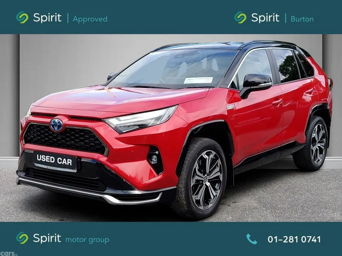 Toyota RAV4 SUV, Petrol Plug-in Hybrid, 2022, Red