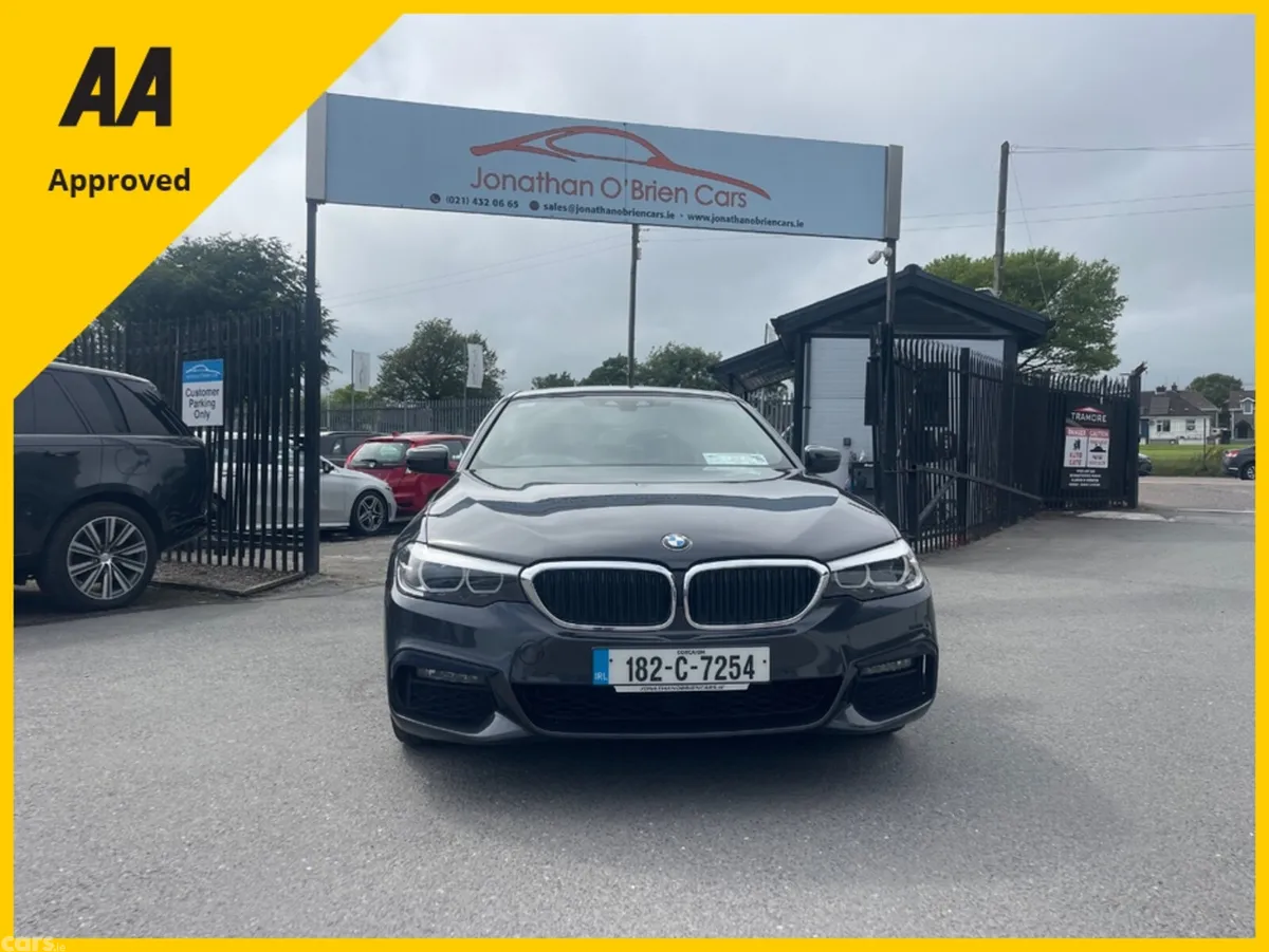 BMW 5-Series Saloon, Petrol Plug-in Hybrid, 2018, Grey