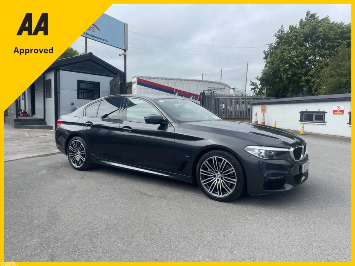 BMW 5-Series Saloon, Petrol Plug-in Hybrid, 2018, Grey