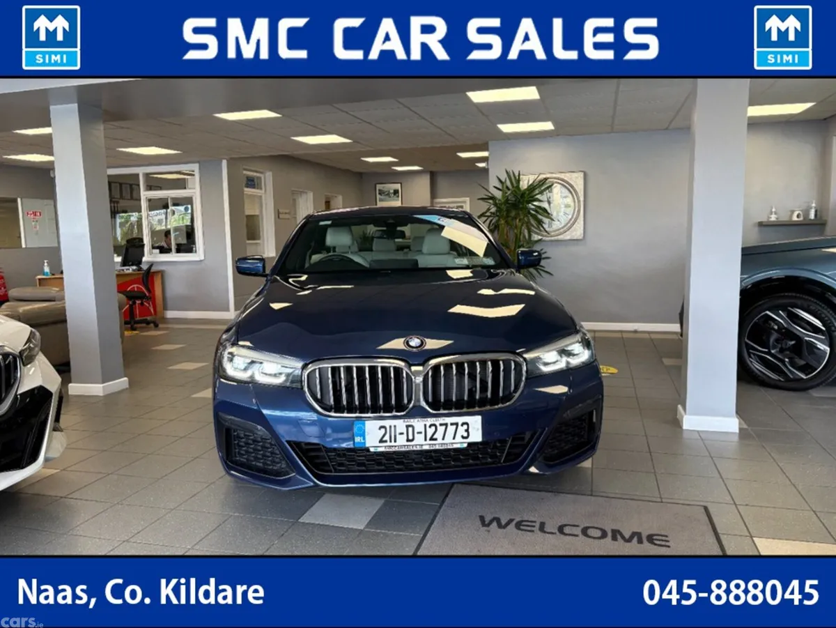 BMW 5-Series Saloon, Diesel, 2021, Blue