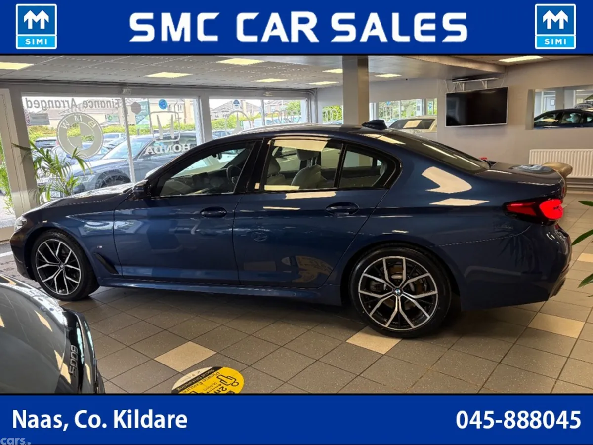 BMW 5-Series Saloon, Diesel, 2021, Blue