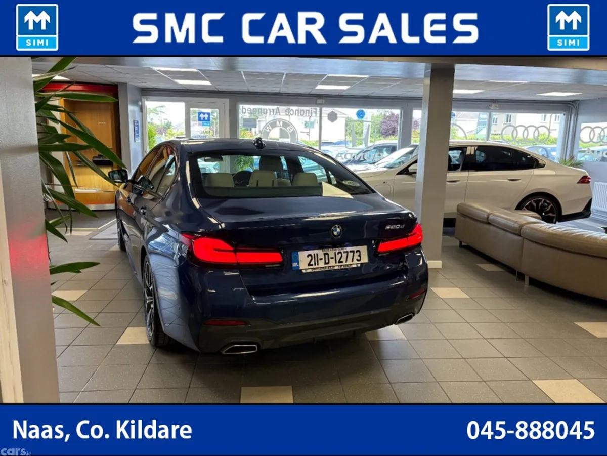 BMW 5-Series Saloon, Diesel, 2021, Blue
