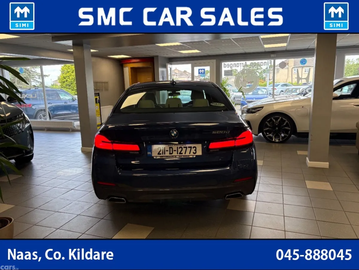 BMW 5-Series Saloon, Diesel, 2021, Blue