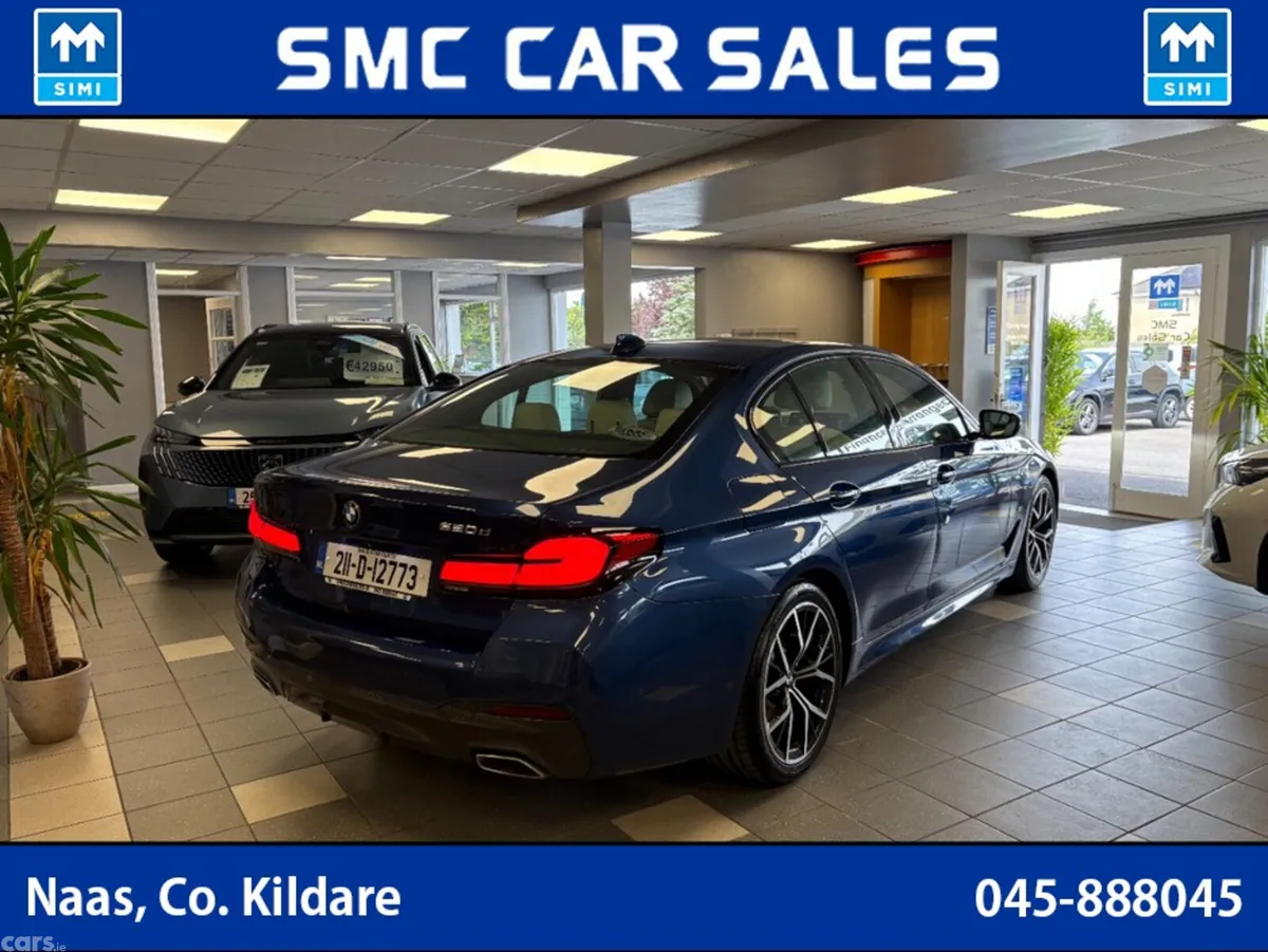 BMW 5-Series Saloon, Diesel, 2021, Blue