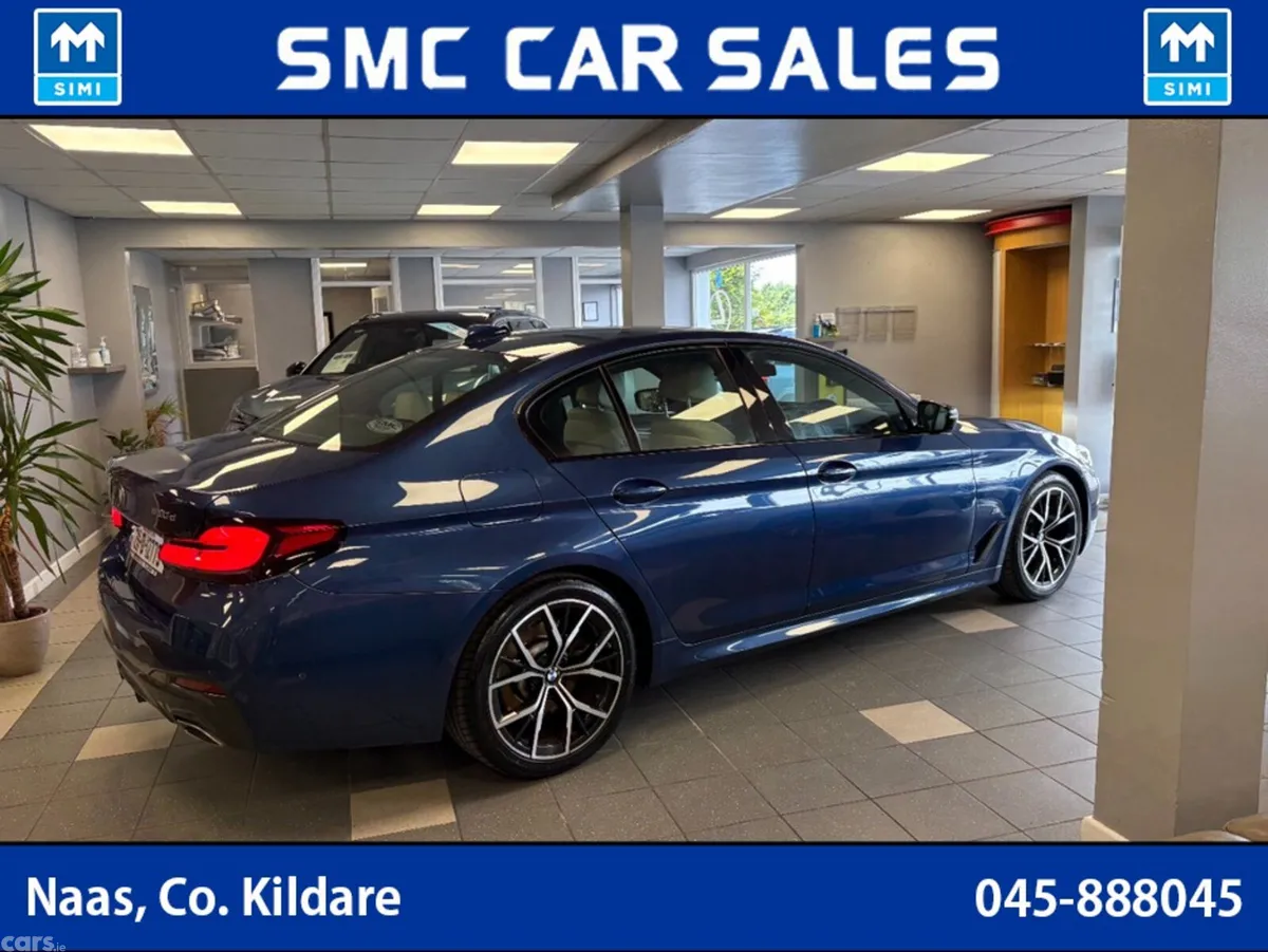 BMW 5-Series Saloon, Diesel, 2021, Blue