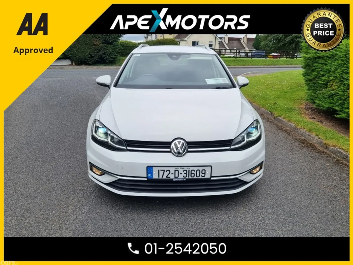 Volkswagen Golf Estate, Petrol, 2017, White