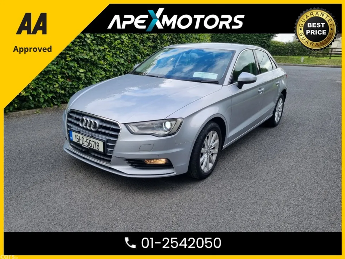 Audi A3 Saloon, Petrol, 2015, Silver