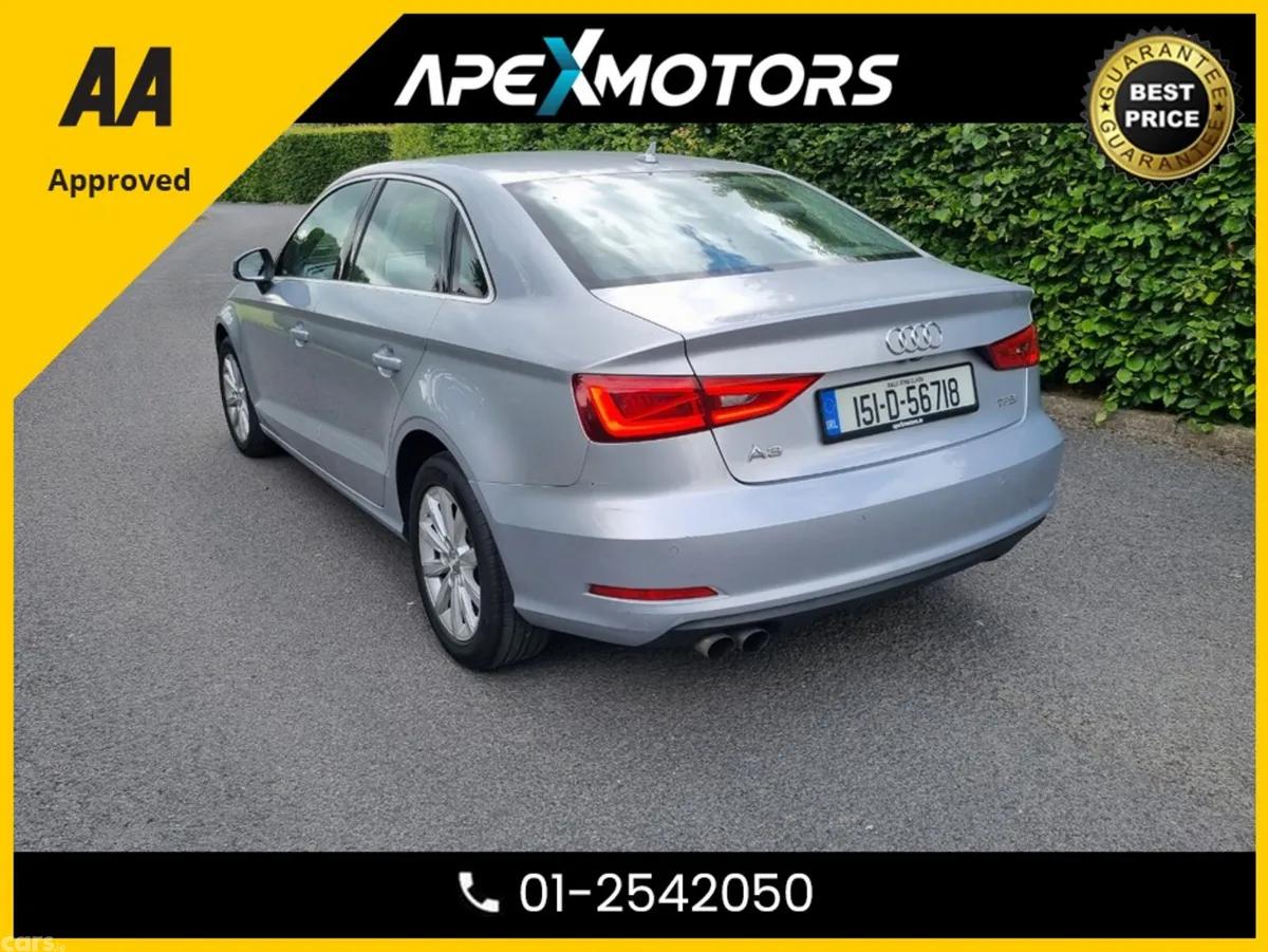 Audi A3 Saloon, Petrol, 2015, Silver