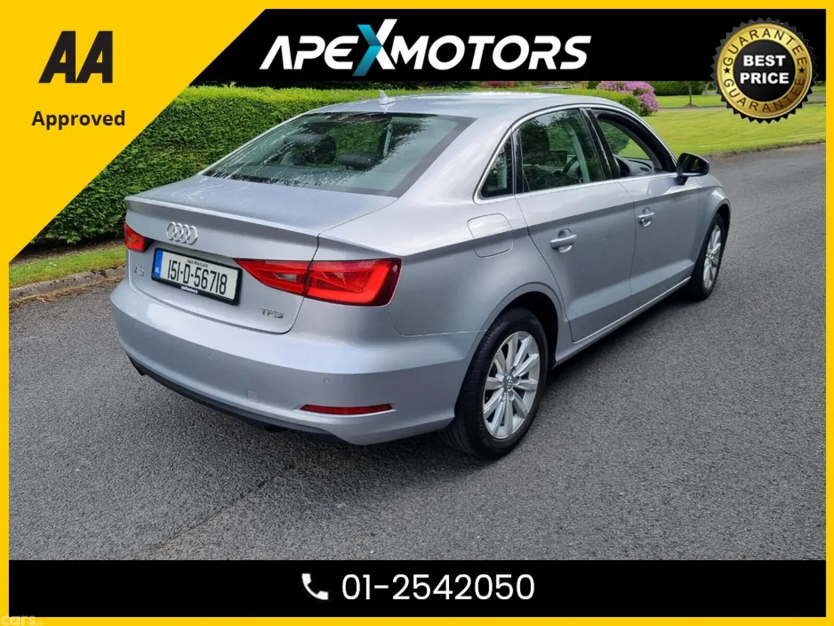 Audi A3 Saloon, Petrol, 2015, Silver