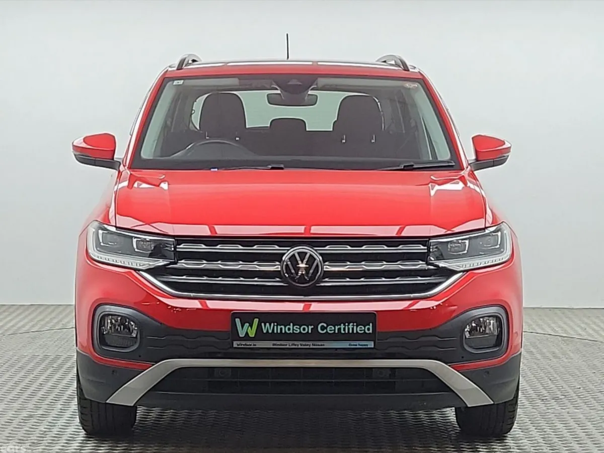 Volkswagen T-Cross Hatchback, Petrol, 2021, Red