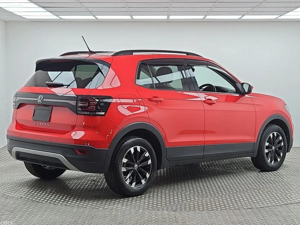 Volkswagen T-Cross Hatchback, Petrol, 2021, Red