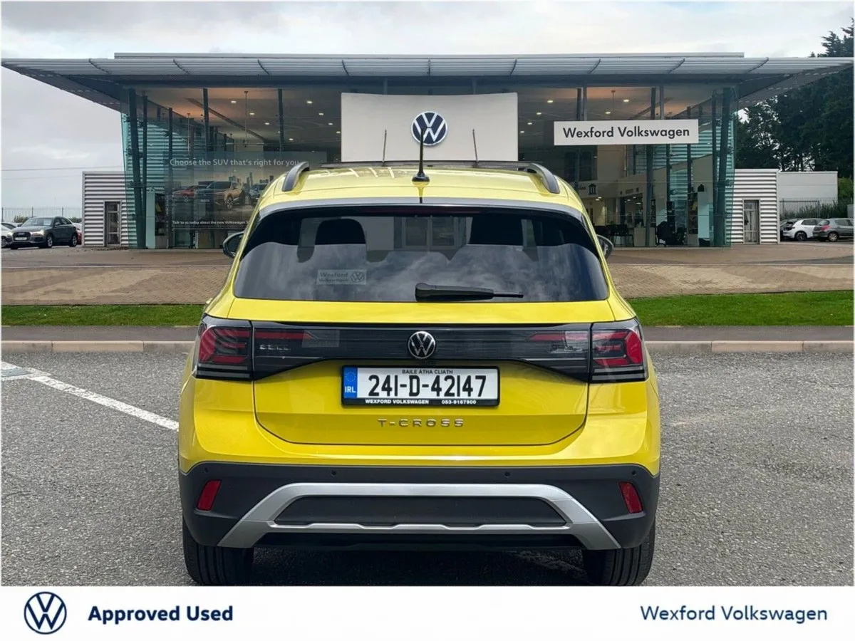 Volkswagen T-Cross SUV, Petrol, 2024, Yellow