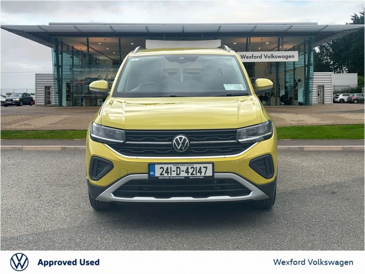 Volkswagen T-Cross SUV, Petrol, 2024, Yellow