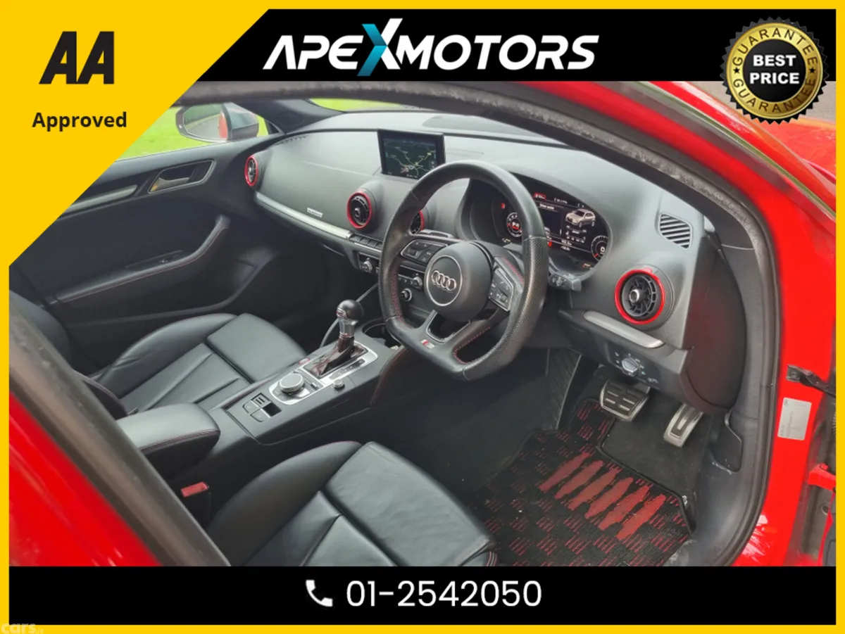 Audi S3 Hatchback, Petrol, 2017, Red