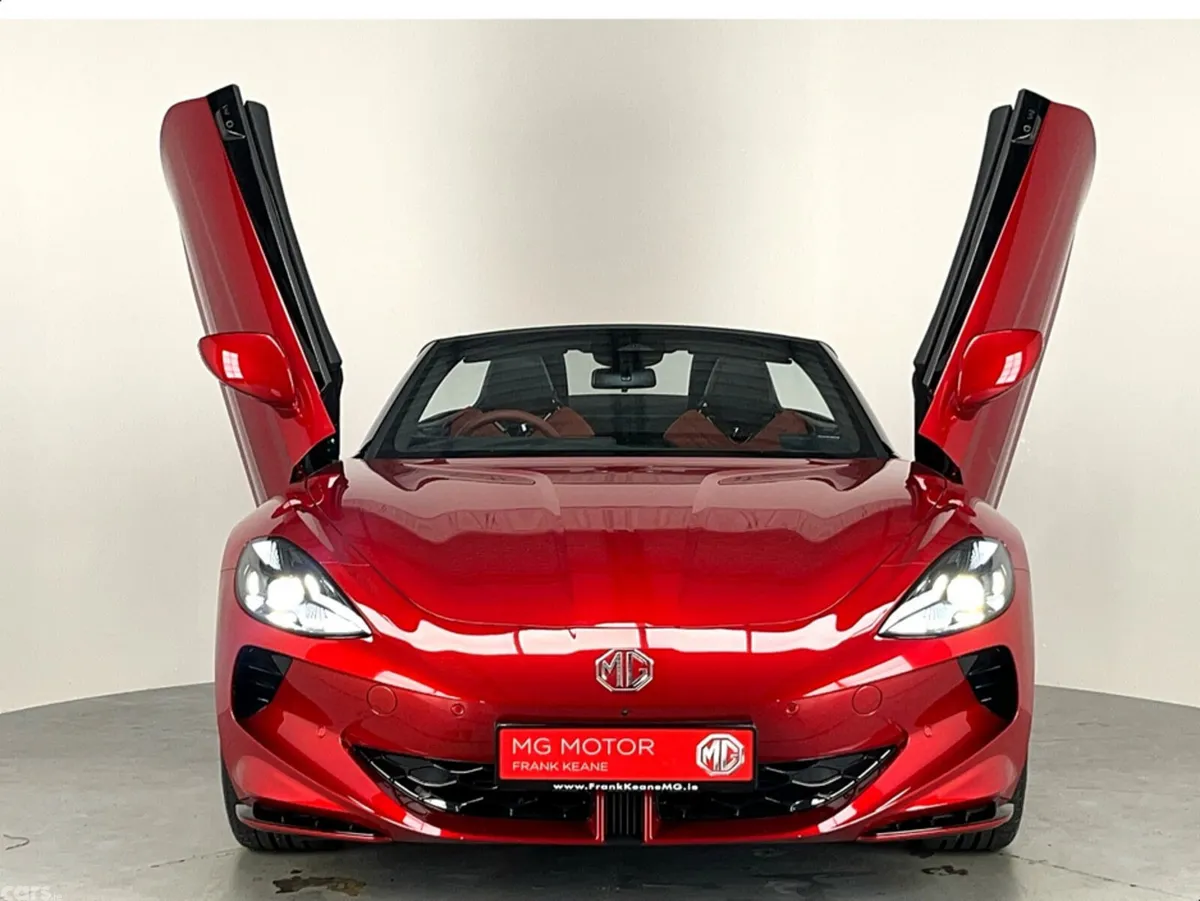 MG Cyberster Convertible, Electric, 2026, Red
