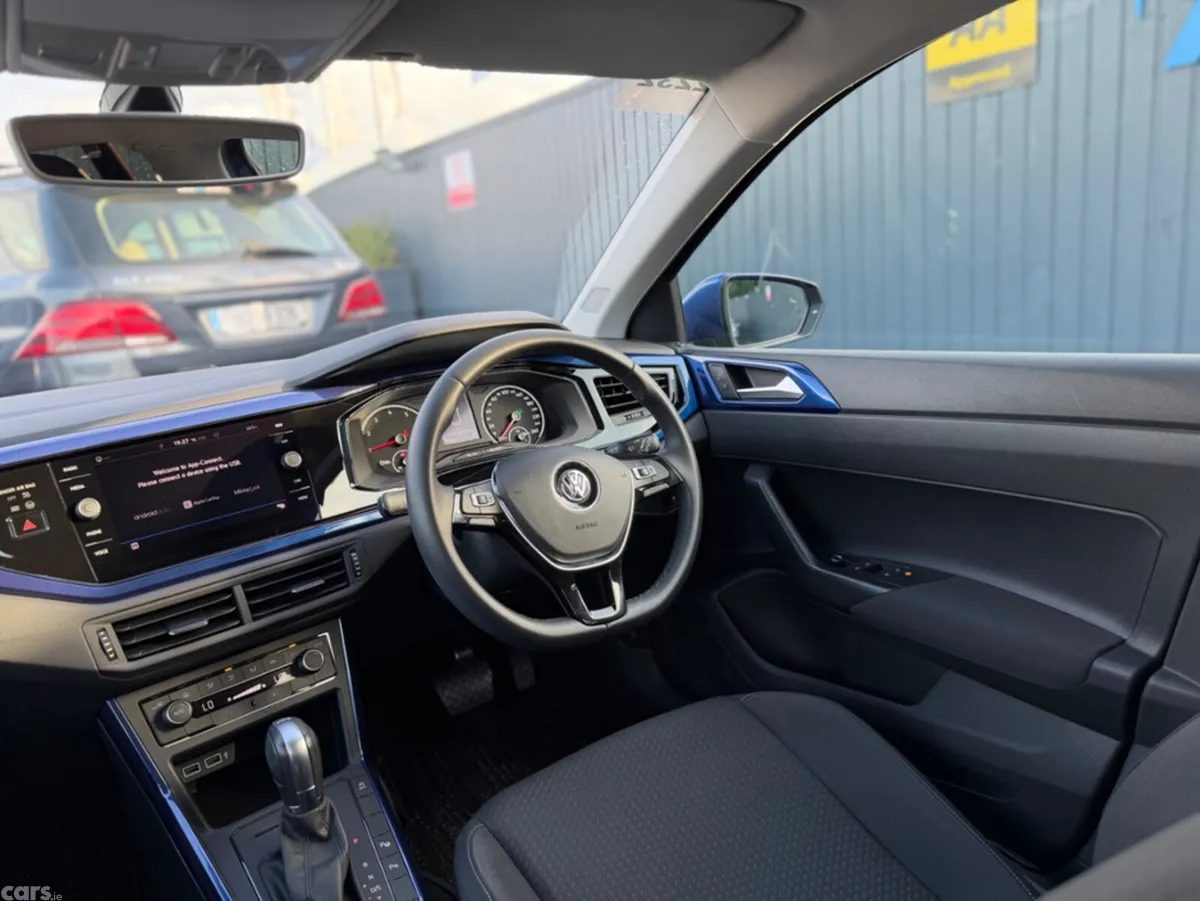 Volkswagen Polo Hatchback, Petrol, 2019, Blue