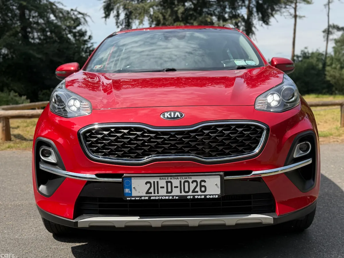Kia Sportage SUV, Diesel Hybrid, 2021, Red
