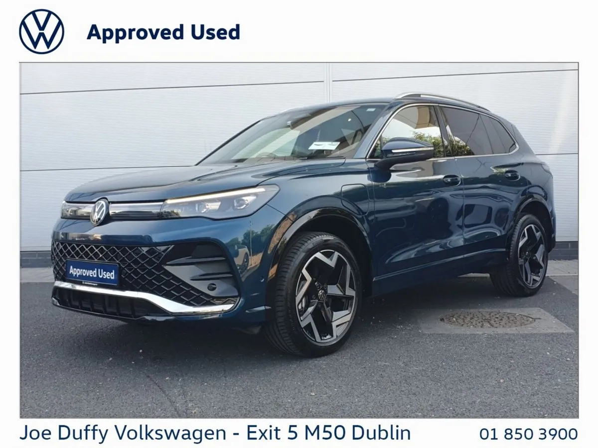 Volkswagen Tiguan SUV, Petrol Plug-in Hybrid, 2024, Blue