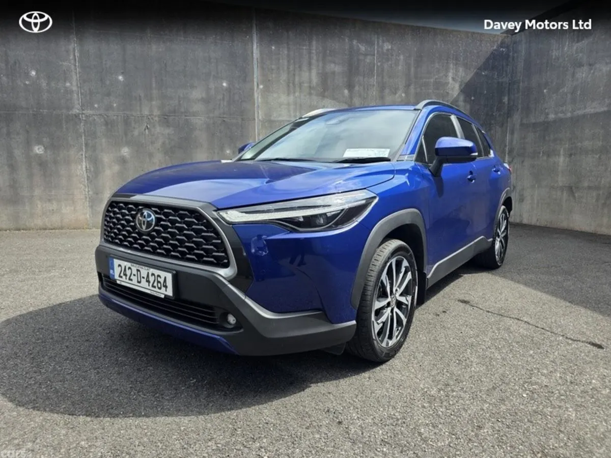Toyota Corolla Cross SUV, Petrol Hybrid, 2024, Blue