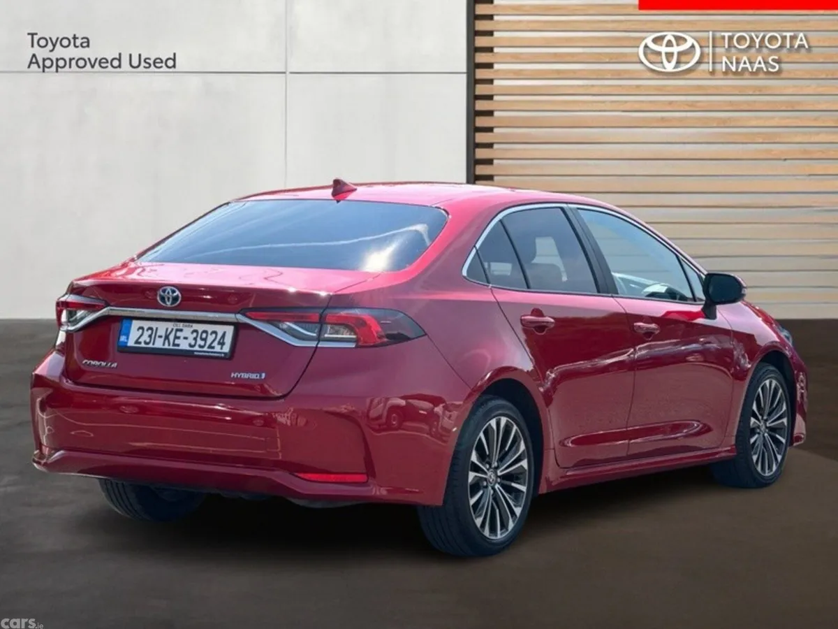 Toyota Corolla Saloon, Petrol Hybrid, 2023, Red