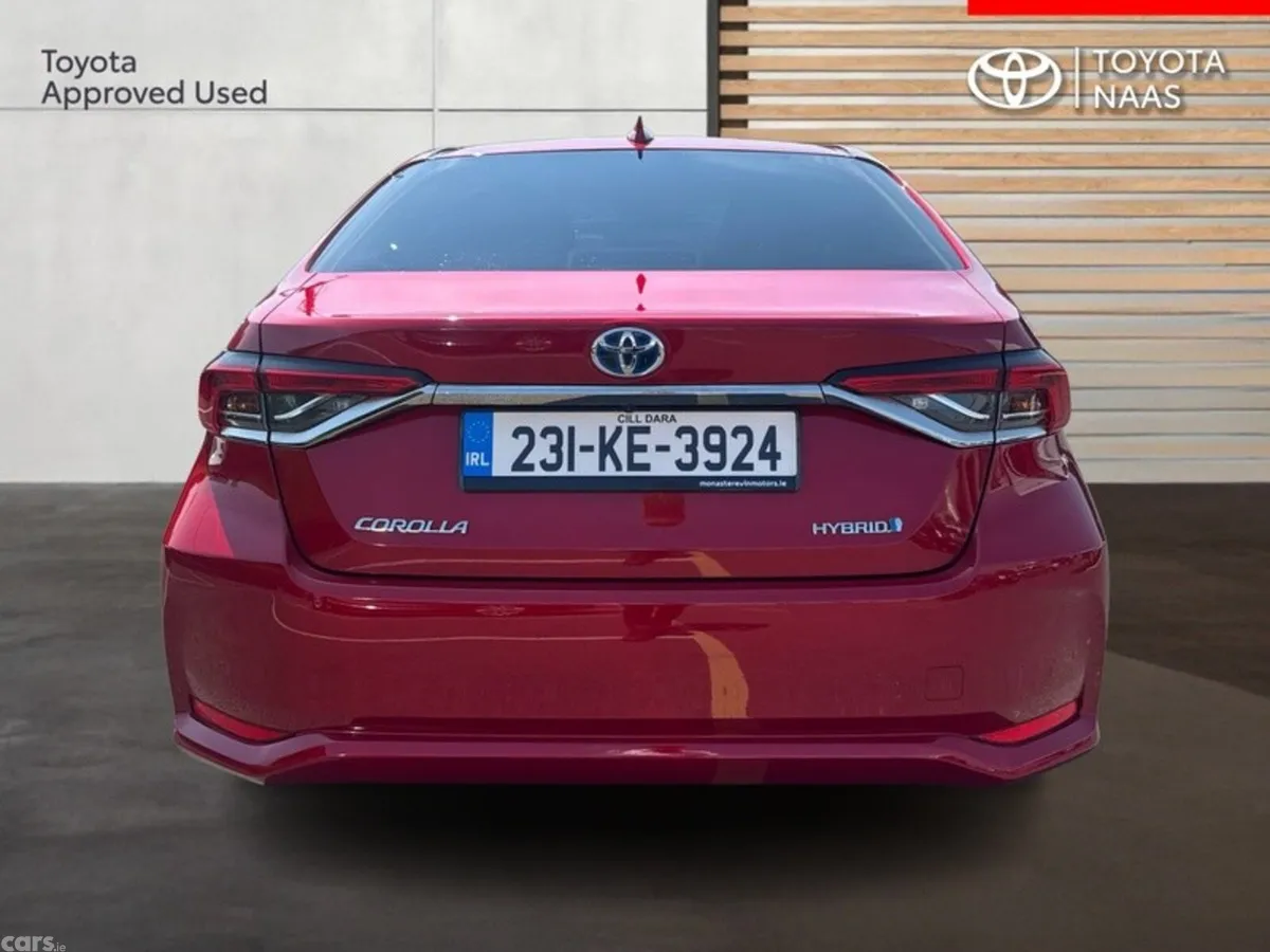 Toyota Corolla Saloon, Petrol Hybrid, 2023, Red