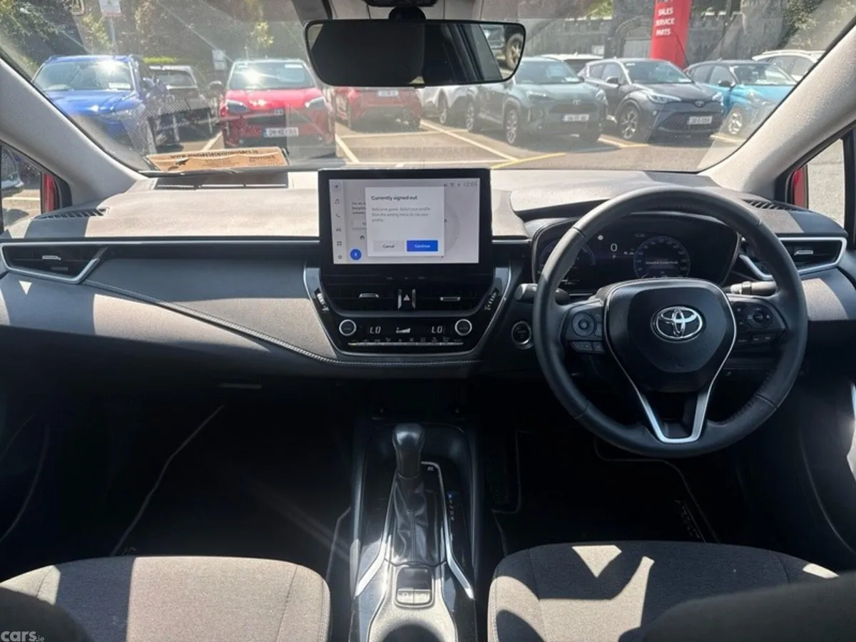 Toyota Corolla Saloon, Petrol Hybrid, 2023, Red